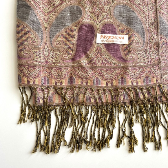 pashmina Accessories - Paisley Pattern Pashmina Shawl Wrap Scarf Stole
